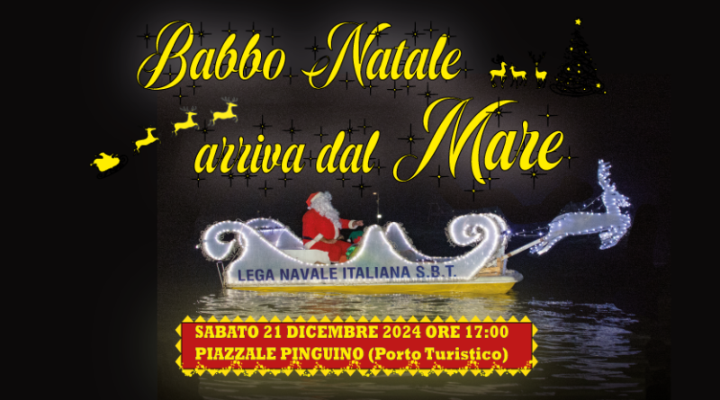 Babbo Natale arriva dal mare – 2024